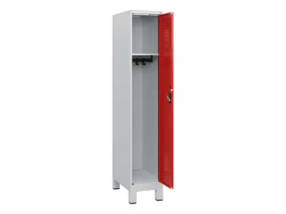 schoollocker,HxBxD 1630x300x500mm,1vak,vak B 300mm,cil.-slot,voeten - 1
