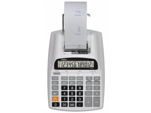 Desq Rekenmachine met telrol 2-kleuren afdruk