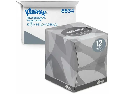 Kleenex 8834 facial tissue 2-laags wit kubus 21,1x20,1 cm doos