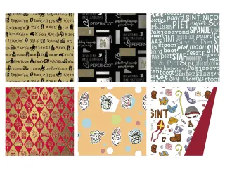 Cadeaupapier Kangaro Sint assorti 70 x 200 cm, 60 rol - 7