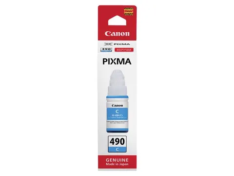 0664C001 Flacon navulinkt Canon GI-490 Cyaan