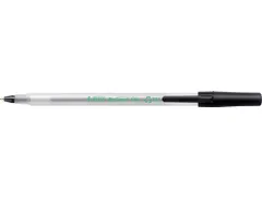Balpen Bic Ecolutions round stic medium zwart