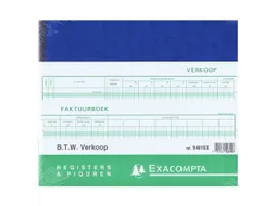 Exacompta Register Verkoop, 27 X 32 Cm Nederlandstalig