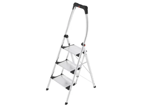 vouwtrapje bordes H 740mm 3treden aluminium