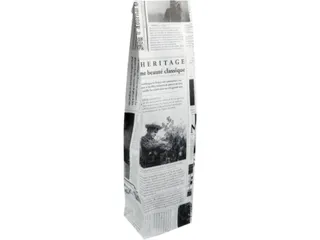 Verpakkingszak IEZZY (wijn)flessen 10x8x41cm papier Le Journal 50st - 1