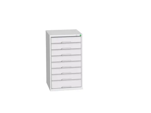 ladekast HxBxD 900x525x550mm 8laden romp RAL7035 front RAL7035