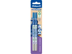 Super Pirat Eco inktuitwisser blister van 2 stuks