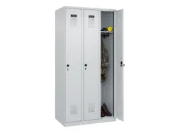 locker,HxBxD 1850x900x500mm,3vak,vak B 300mm,draaigrendel