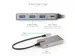 4-Port USB-C Hub with USB-C Video Output