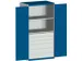 armoire modulaire,HxlxP 2000x1050x650mm,2xtablette en acier,6tiroir(s)