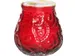 Cosy & Trendy Mini Lowboy Ø7,5 cm x 7,5 cm Rood Horeca kaars 15 stuks