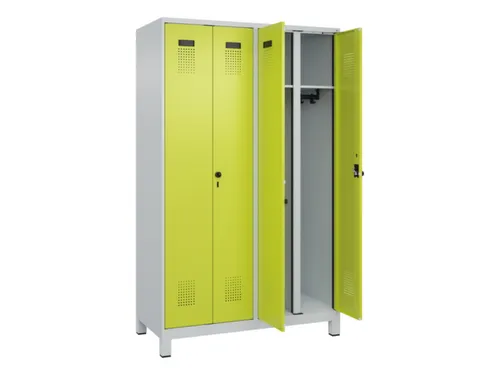 locker voor scheiding van kleding,HxBxD 1950x1200x500mm,4vak