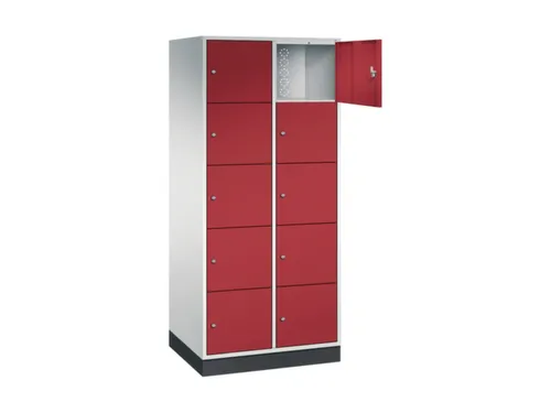 grootvolume-lockersysteem,RAL 7035/RAL 3003,HxBxD 1950x820x600mm