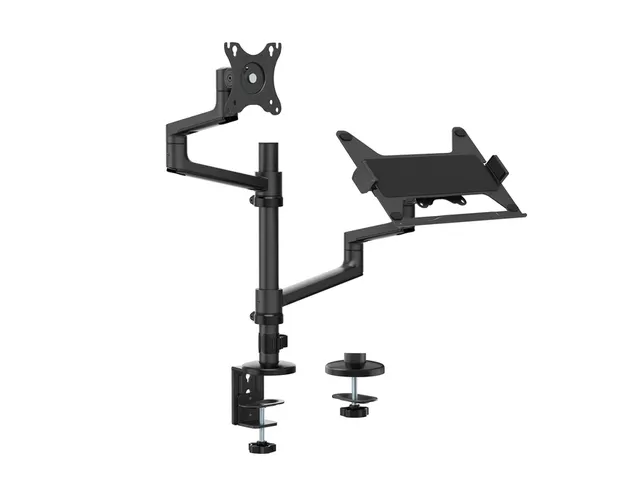 Monitorarm + laptophouder Neomounts NEXT DS20-425BL2 zwart