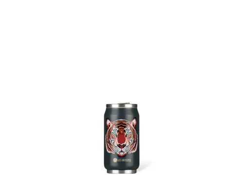 Thermosbeker Les Artistes Paris blik 280ml Tiger met rietje