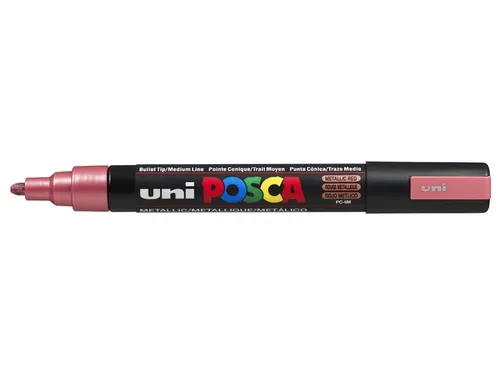 Verfstift Posca PC5M Medium Punt 1,8-2,5mm metallic rood