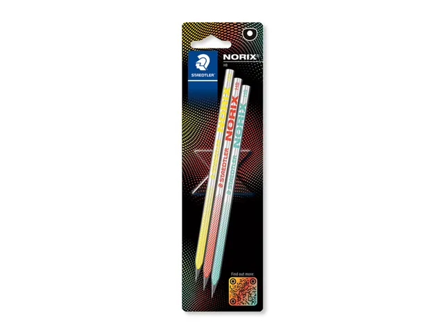 Crayon Staedtler Norix HB blister 3 pièces