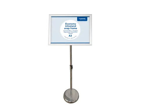 Infostandaard Europel Economy 25mm A3 Zilver