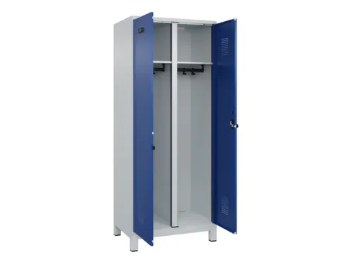 locker voor scheiding van kleding,HxBxD 1950x800x500mm,2vak