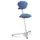 Stahulp Staalbuis Zitting Stof Blauw Onderstel Grijsaluminium