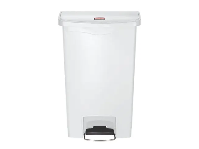 Pedaalemmer Rubbermaid Slim Jim Step On 50 Liter wit