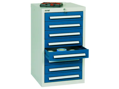 ladekast,HxBxD 900x515x500mm,8lade(n),centr. vergrendeling