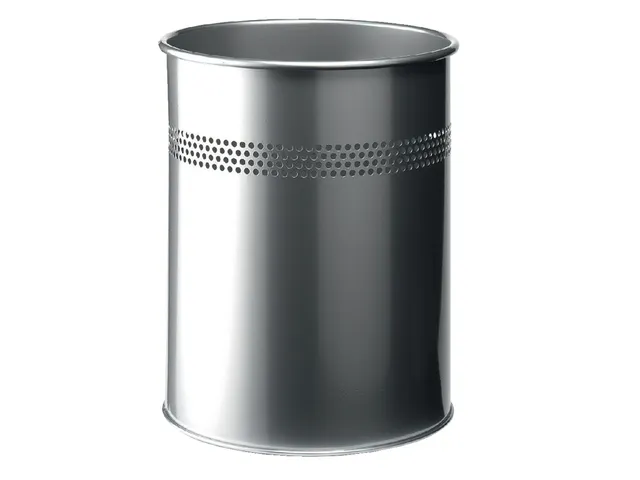 Papierbak Durable 3300-23 15 liter 30mm perforatie zilver