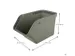 Sigma home sorteer unit 30L kaki 25,2x17,5x12,2cm