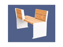 zitbank,B 1200mm,3latten,hout-zitting licht eikenhout,zitting H 450mm