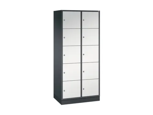grootvolume-lockersysteem,RAL 7021/RAL 7035,HxBxD 1950x820x500mm