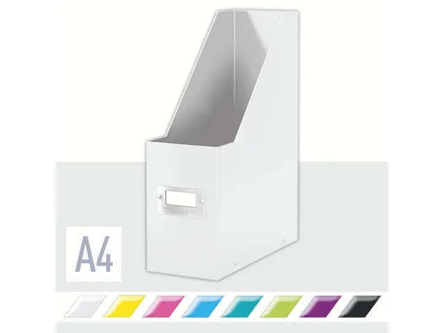 Tijdschriftcassette Leitz Click & Store Wit 77% gerecycled karton