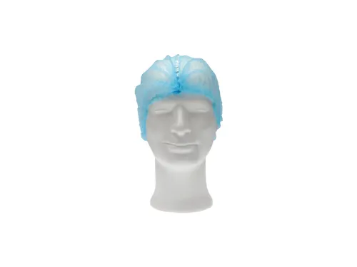 Haarnet CMT clip non-woven L 53cm detectie strip PP blauw 100 stuks