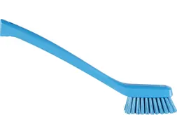 Vikan Hygiene smalle borstel Blauw lange steel