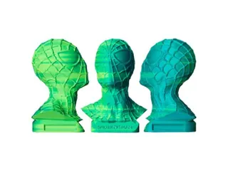 Azurefilm PLA Dual Original 3D filament 1,75mm Blauw - Groen 1kg - 3