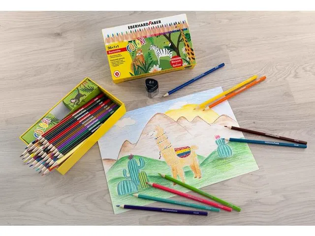 Crayon de couleur Eberhard Faber set 38 pièces
