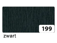 Crêpepapier Folia 50x250cm 10vel 199 zwart