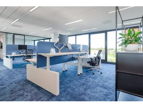 Wang voor Dextro Plus Duo bureau aluminium
