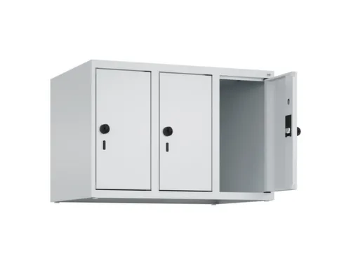 opzetkast,v. locker,3vak.,vak B 250mm,HxBxD 500x750x500mm,vleugeldeur