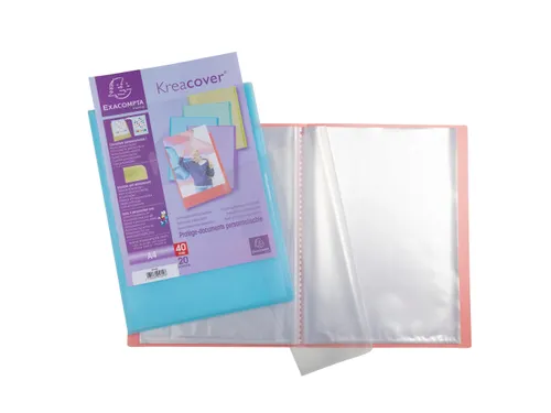 Showalbum A4 20 tas KREACOVER PASTEL Assorti