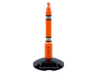 kegelriempaal,paal H 100mm,oranje,kunststof - 1