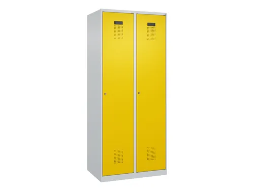locker voor scheiding van kleding,HxBxD 1850x800x500mm,2vak