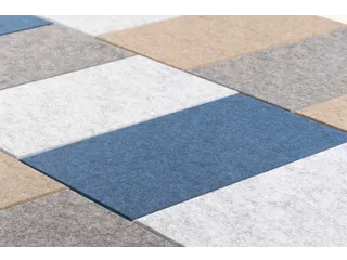 Akoestische PET-vilt Parallellogram tegels set assorti 30x25cm 22 stuk - 2