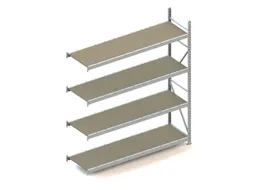 Breedvakstelling Aanbouwveld Hxbxd 2500x2251x650mm 4 Houten Legborden