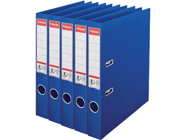Classeur à levier Esselte Power N°1 PP 50mm bleu 5 pièces