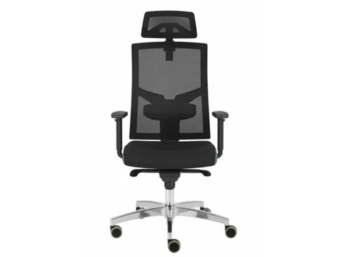 Bureaustoel Premium met rugleuning met netbekleding