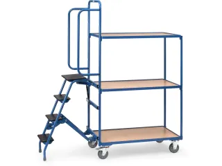 Orderverzamelwagens 2107 250kg 1000x600mm 3 Etages Hout - 1