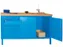 werkbank,HxBxD 900x1500x700mm,onderstel/romp RAL6011,front RAL7035