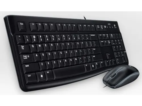 Logitech Desktop MK120 AZERTY Toetsenbord Zwart FR