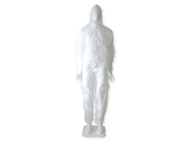 Coverall Hynex non-woven XXXL wit PP rits