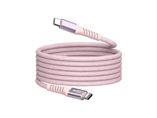 S+C Magnetische Usb-C Kabel roze 100W 31857 480Mbps 1.20m